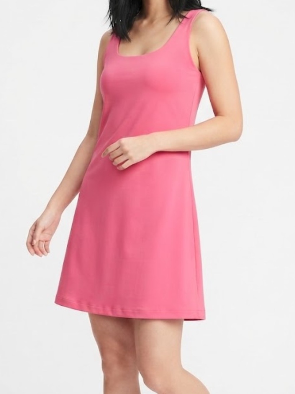 Old Navy Women’s Hot Pink Activewear Midi Dress with Shorts Size Medium